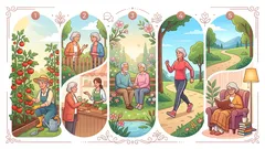 Aktivt åldrande efter 60: 5 tips för att få mer energi och återupptäcka glädjen i att umgås