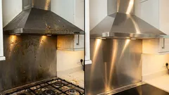 Tre matskedar per liter vatten – så blir din köksfläkt skinande ren