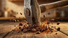 Kaffemalning utan kaffekvarn: 6 sätt att mala kaffebönor